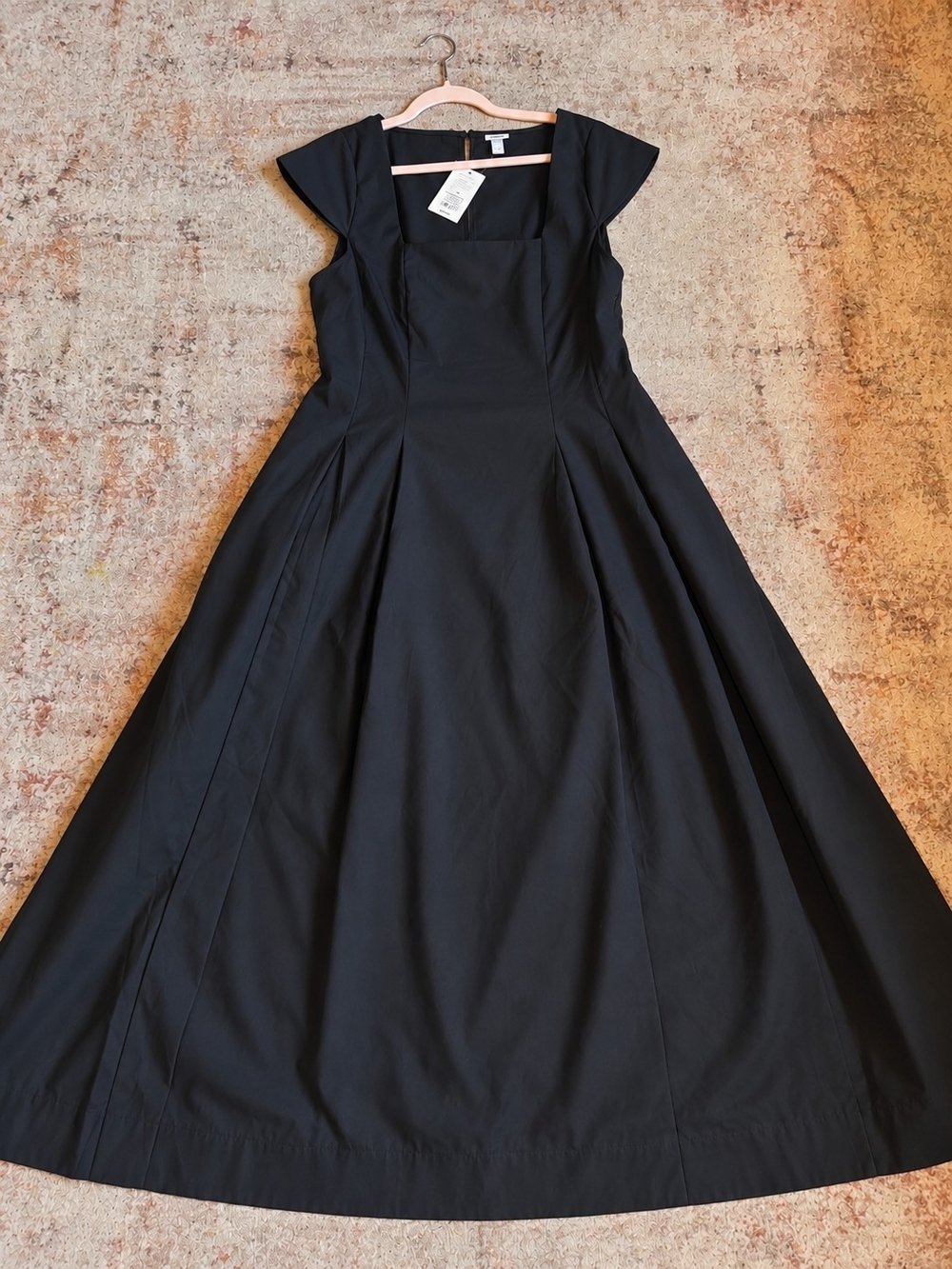 a new day Black Square-Neck Maxi Dress